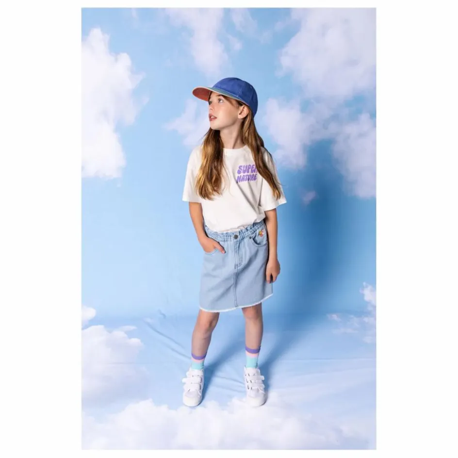 Sale Hundred Pieces T-shirt Luna Coton Bio | Blanc cassé