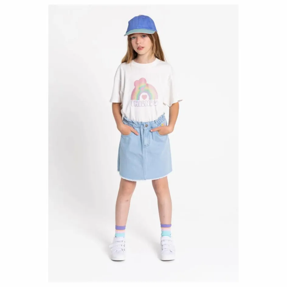 Outlet Hundred Pieces T-shirt Luna Coton Bio | Grège