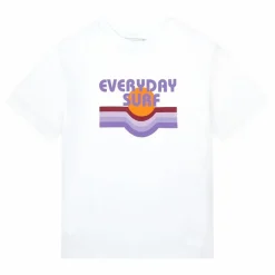 New Hundred Pieces T-shirt Manches Courte Coton Bio EVERYDAY SURF | Blanc
