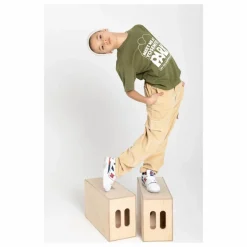 Online Hundred Pieces T-shirt Manches Courte Coton Bio | Vert kaki
