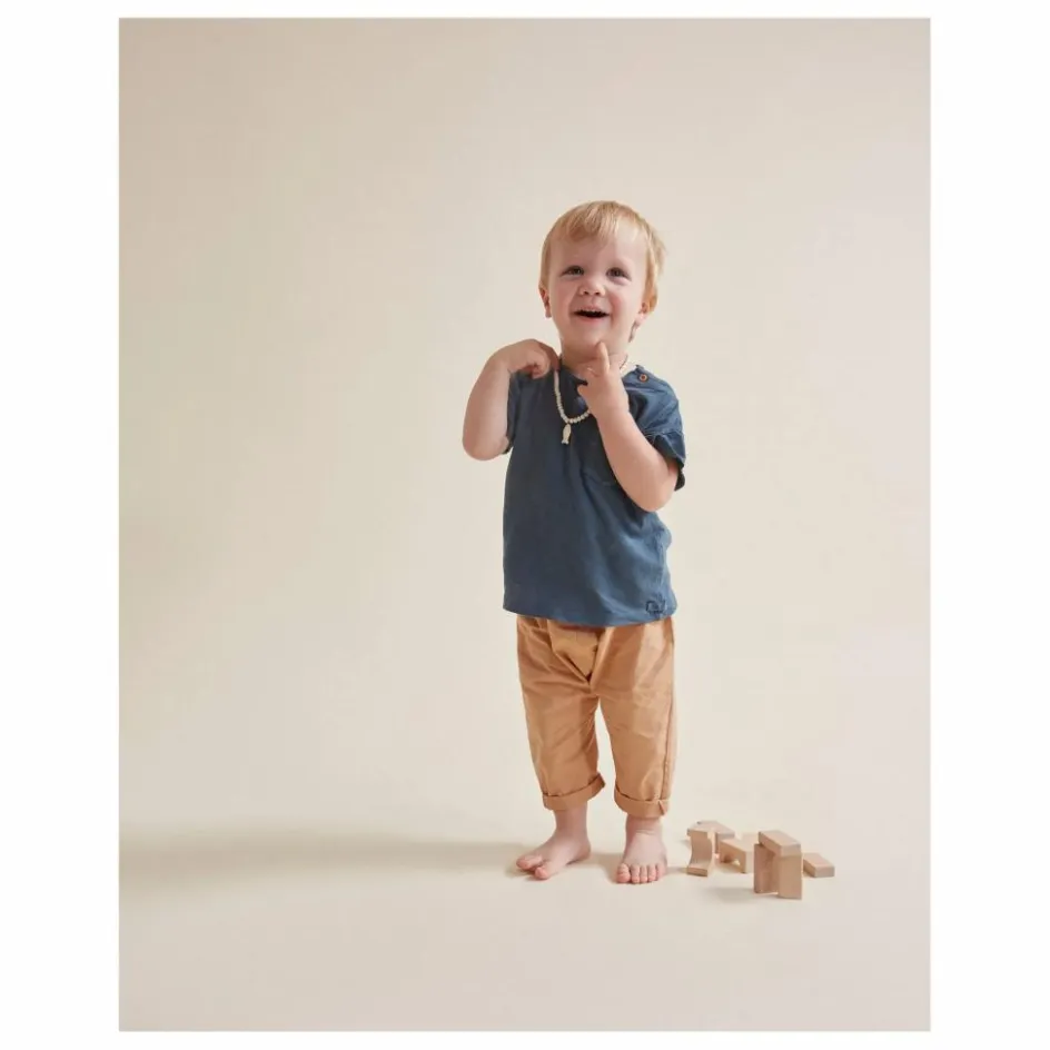 Búho T-shirt Manches Courtes Lin || T-Shirts, Chemises|Blouses, T-Shirts