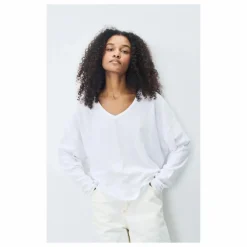 Online T-shirt Manches Longues Col V Sonoma | Femme Tee-Shirts, Polos