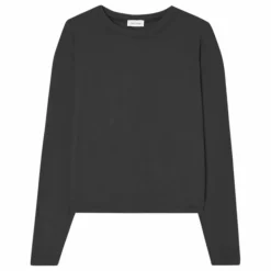 Sale American Vintage T-shirt Manches Longues Col Bateau Ypawood | Carbone