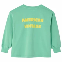 American Vintage T-shirt Manches Longues Fizvalley Raquette ||Enfant T-Shirts, Chemises|Blouses, T-Shirts