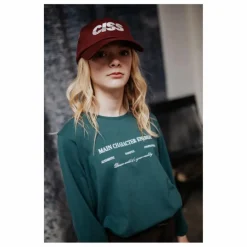 Best Cos I Said So T-shirt Manches Longues Main Character Coton Bio | Vert foncé