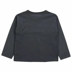 Online the new society T-shirt Manches Longues Oscar Coton Bio | Noir