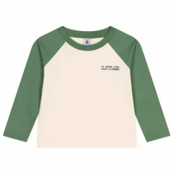 Clearance Petit Bateau T-shirt Manches Raglan | Vert