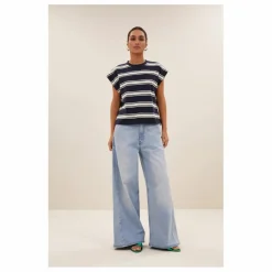 Femme By Bar Tee-Shirts, Polos*T-shirt Manson Rayé |