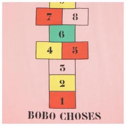 Best Bobo Choses T-shirt Marelle Coton Bio | Rose