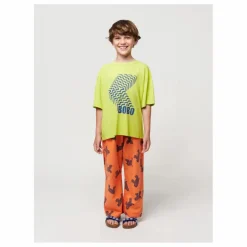 Sale Bobo Choses T-Shirt Matière Recyclée Shadow | Vert anis