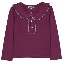 Hello Simone T-shirt Matou Coton Bio | Bordeaux