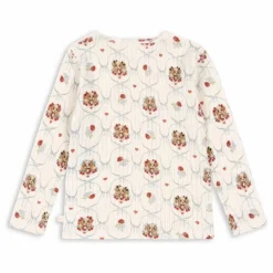 Konges Sløjd T-shirt Minnie Chiens Pointelle Coton Bio ||Enfant Blouses, T-Shirts|Blouses, T-Shirts