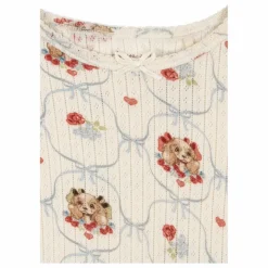 Konges Sløjd T-shirt Minnie Chiens Pointelle Coton Bio ||Enfant Blouses, T-Shirts|Blouses, T-Shirts