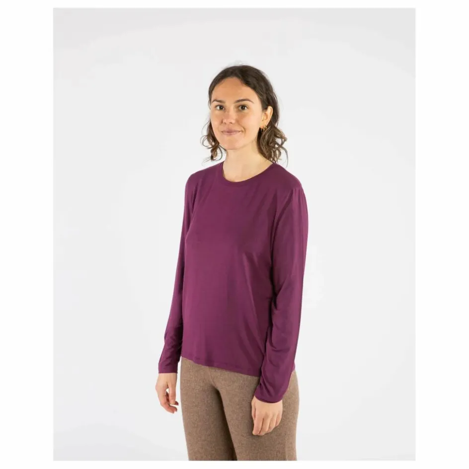 New Matona T-shirt Modal | Aubergine