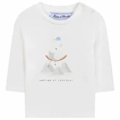 Tartine et Chocolat T-shirt Montagne | Blanc