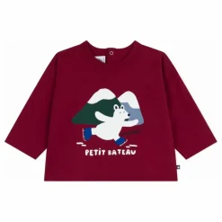Petit Bateau T-shirt Ours Montagnes Coton Bio || T-Shirts, Chemises