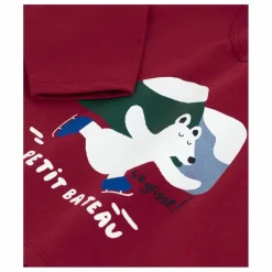 Petit Bateau T-shirt Ours Montagnes Coton Bio || T-Shirts, Chemises