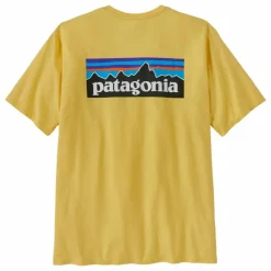 Patagonia T-shirt P-6 Logo Responsibili Fibres Recyclées ||Homme T-Shirts, Chemises
