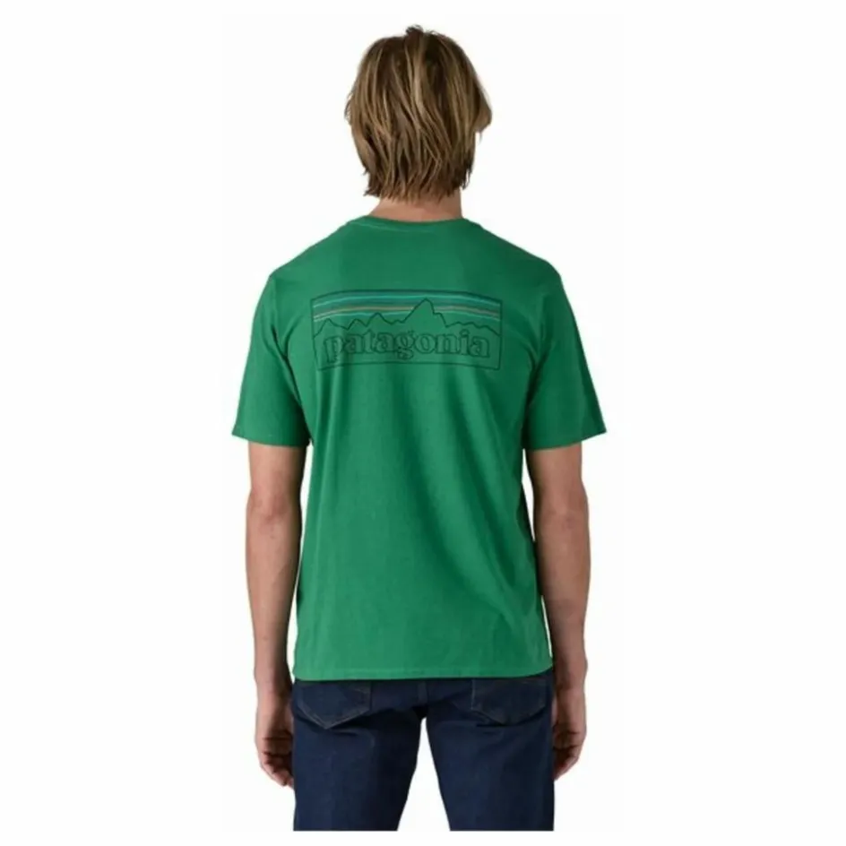 Patagonia T-shirt P-6 Logo Responsibili Fibres Recyclées ||Femme Tee-Shirts, Polos|T-Shirts, Chemises