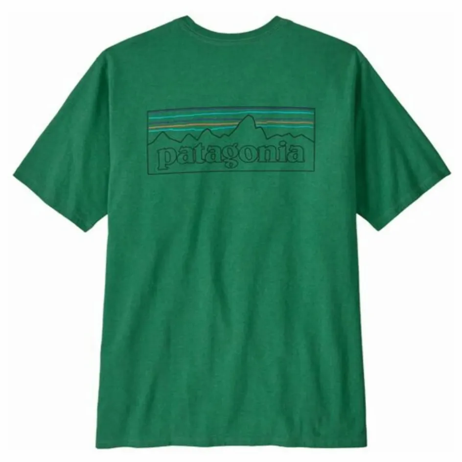Patagonia T-shirt P-6 Logo Responsibili Fibres Recyclées ||Femme Tee-Shirts, Polos|T-Shirts, Chemises
