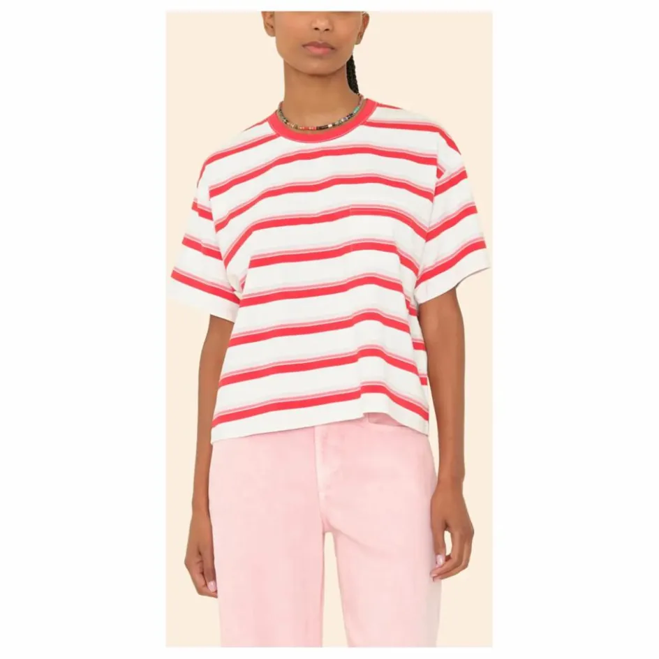 Xirena T-shirt Paulina Rayé ||Femme Tee-Shirts, Polos