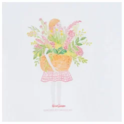 Sale Tartine et Chocolat T-shirt Perles Bouquet de Fleurs | Jaune