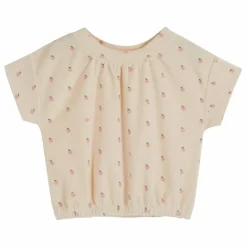 New Emile et Ida T-shirt Petits Cœurs Eponge | Rose