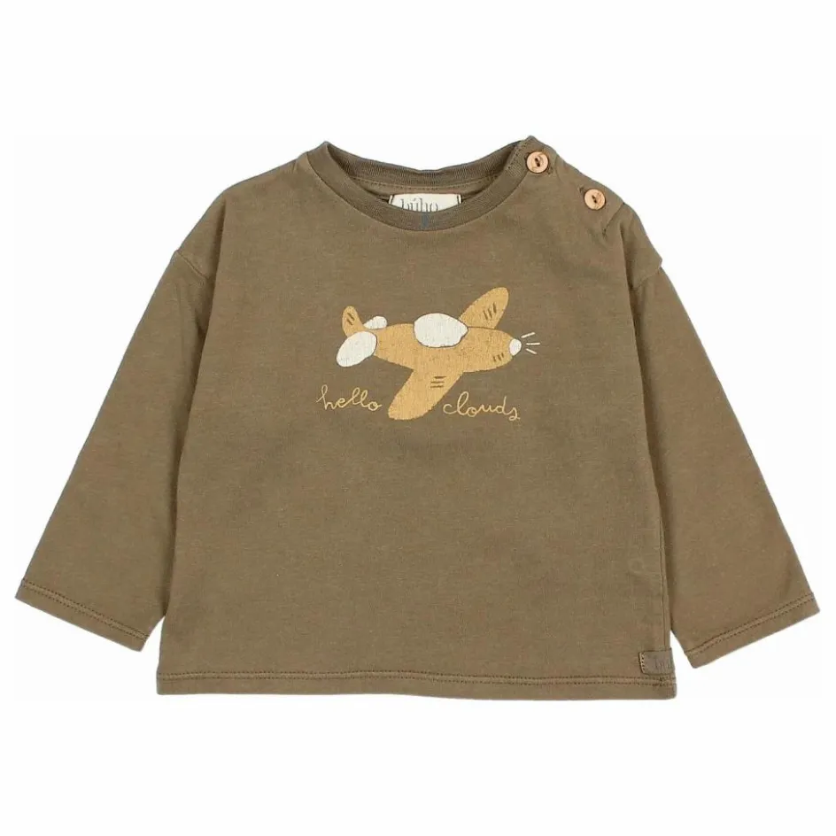 Búho T-shirt Plane Coton Bio || T-Shirts, Chemises|Blouses, T-Shirts