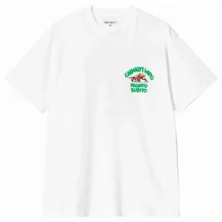 Clearance Carhartt WIP T-shirt Pronto Coton Bio | Blanc