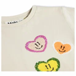 Hot Molo T-shirt Ranva Cœurs Coton Bio | Ecru