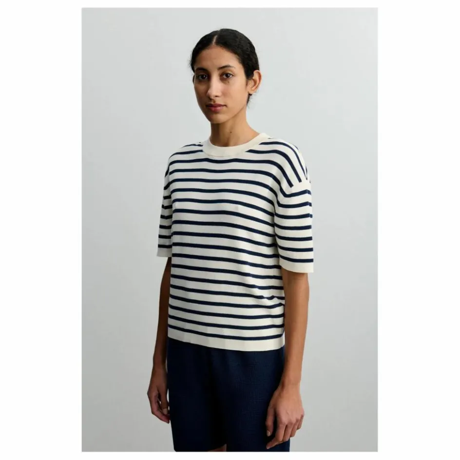 Hot T-shirt Rayé Coton Bio - Collection Femme | Femme Tee-Shirts, Polos