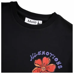 New Molo T-shirt Riley All Emotions Coton Bio | Noir