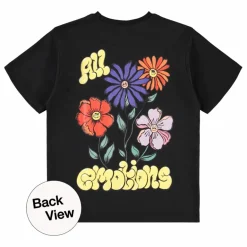 New Molo T-shirt Riley All Emotions Coton Bio | Noir