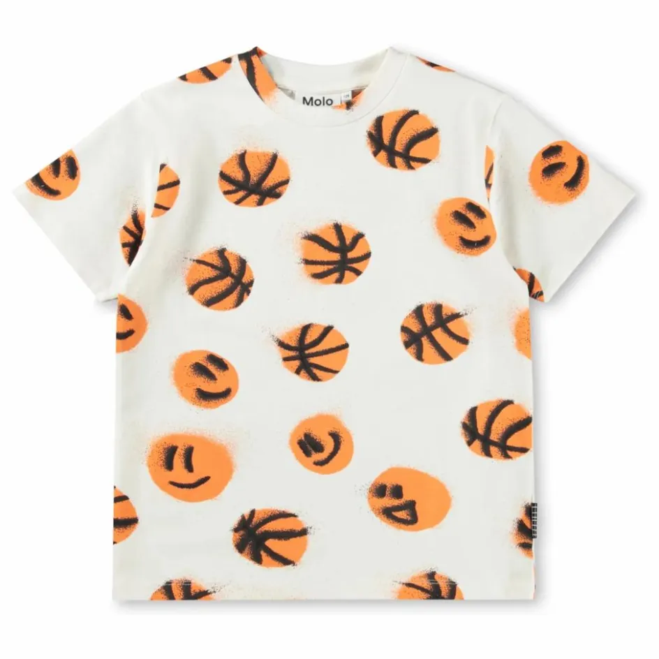 Molo T-shirt Riley Basketball Coton Bio ||Enfant T-Shirts, Chemises