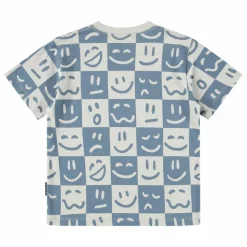 Molo T-shirt Riley Mood Squares Coton Bio ||Enfant T-Shirts, Chemises|T-Shirts, Chemises