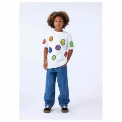 Molo T-shirt Riley Smiley Coton Bio ||Enfant Blouses, T-Shirts|T-Shirts, Chemises