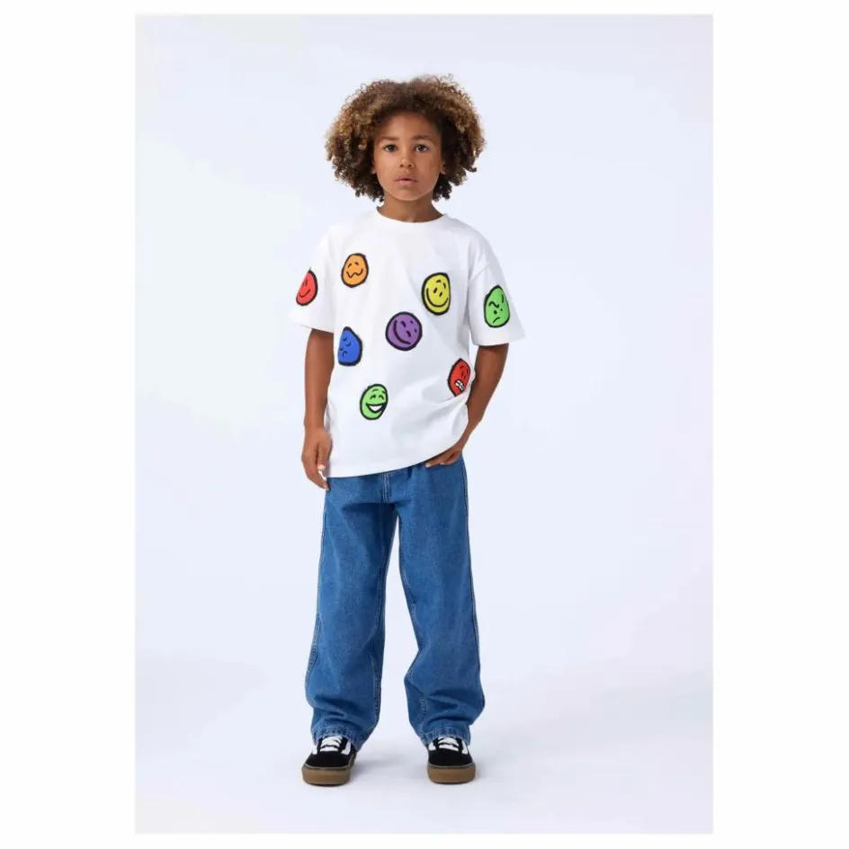 Molo T-shirt Riley Smiley Coton Bio ||Enfant Blouses, T-Shirts|T-Shirts, Chemises