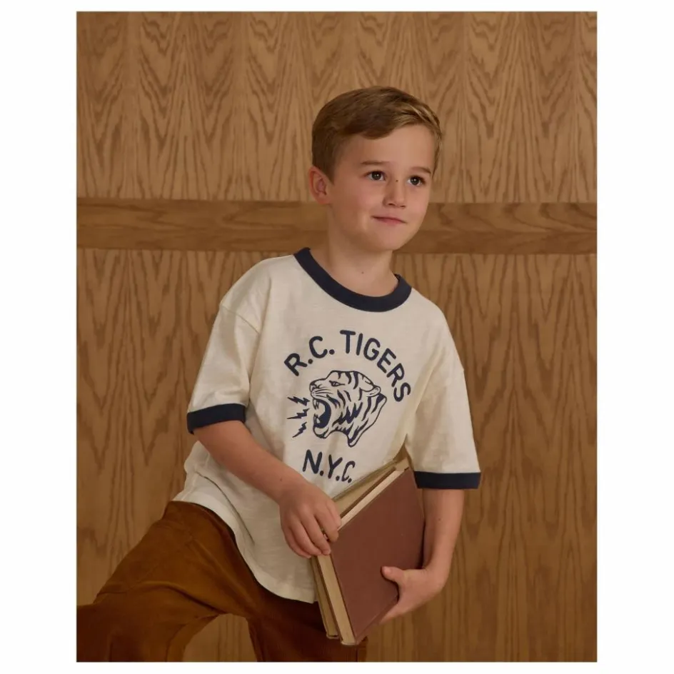 Rylee + Cru T-shirt Ringer Tigers Mini ||Enfant T-Shirts, Chemises|T-Shirts, Chemises
