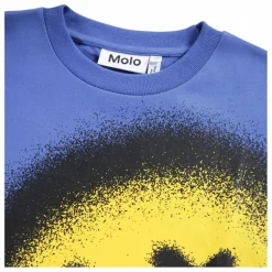 Sale Molo T-shirt Rodney Coton Bio | Bleu