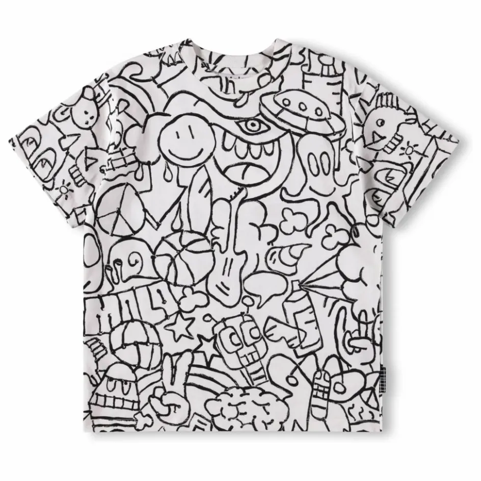 Enfant Molo T-Shirts, Chemises*T-shirt Rodney Doodles Coton Bio |