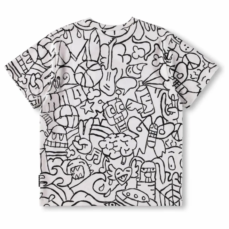 Enfant Molo T-Shirts, Chemises*T-shirt Rodney Doodles Coton Bio |