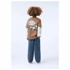 Outlet Molo T-shirt Rodney Skate Coton Bio | Marron