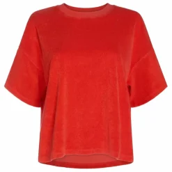 Clearance Xirena T-shirt Roe Eponge | Rouge