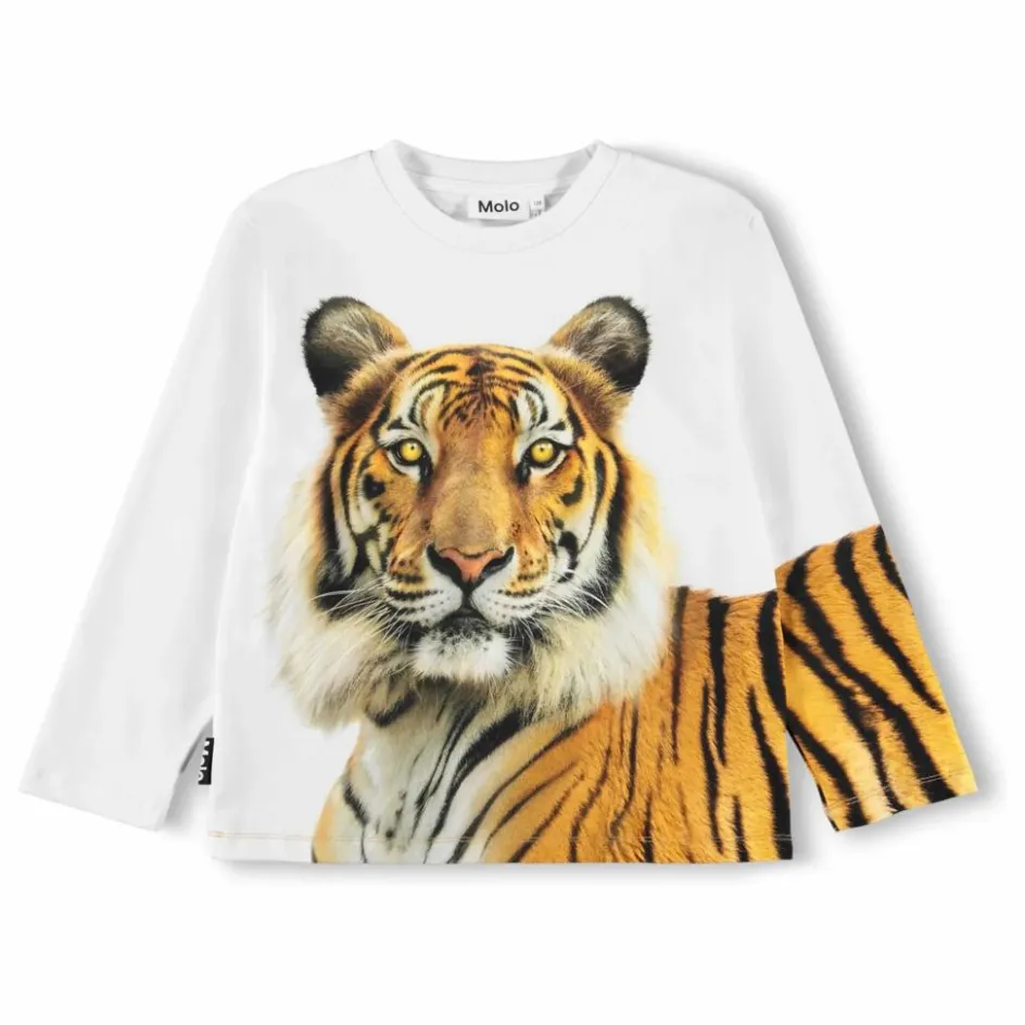 Enfant Molo T-Shirts, Chemises*T-shirt Rollo Tigre Coton Bio |