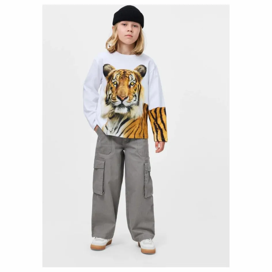 Enfant Molo T-Shirts, Chemises*T-shirt Rollo Tigre Coton Bio |
