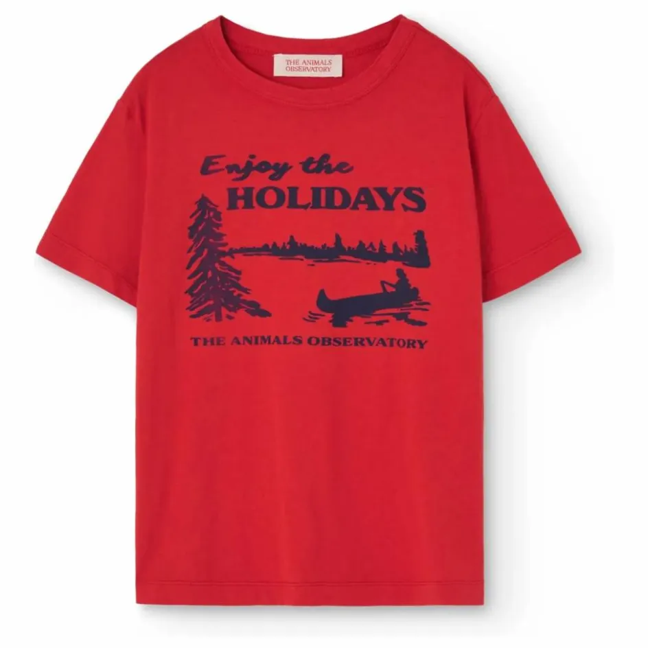 Enfant The Animals Observatory T-Shirts, Chemises|Blouses, T-Shirts*T-Shirt Rooster Holidays |