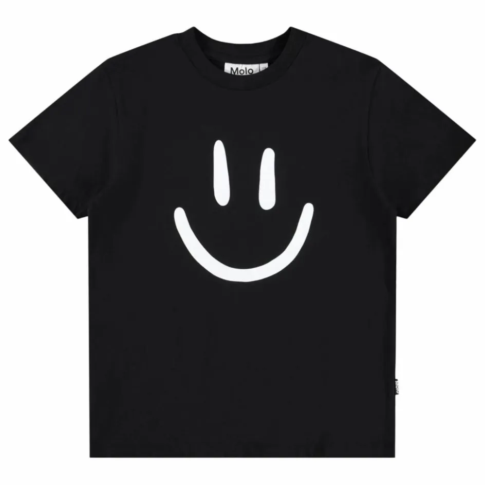 New Molo T-shirt Roxo Coton Bio | Noir