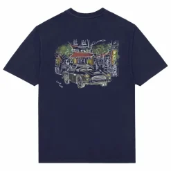 Clearance Edmmond Studios T-Shirt Savile Row | Bleu marine