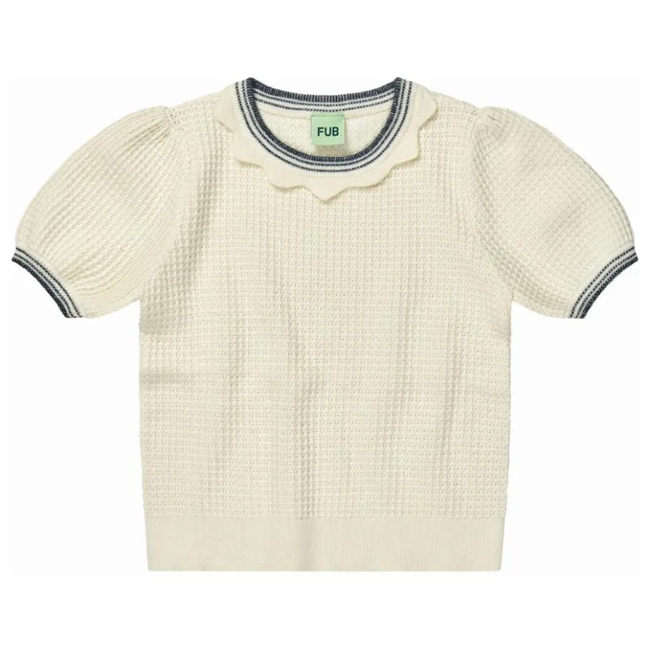 FUB T-Shirt Structure Maille Fine Coton Bio ||Enfant Blouses, T-Shirts