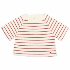 Best T-shirt Terry Rayures Eponge Coton Bio | Enfant Blouses, T-Shirts